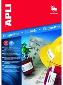 Etykiety do drukarek - Apli Etykiety poliestrowe wodoodporne AP1227 105x148mm białe 20 - miniaturka - grafika 1