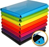 Teczki i skoroszyty - Barbara Teczka skrzydłowa rzep 3 cm niebieska BA141-1 - miniaturka - grafika 1