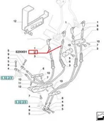 Części i akcesoria do maszyn rolniczych - CNH LINKA ZMIANY BIEGÓW 82006919 - miniaturka - grafika 1