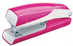 Leitz Zszywacz MiniWOW metalowy, różowy metalik 55281023 - Przybory szkolne - miniaturka - grafika 2