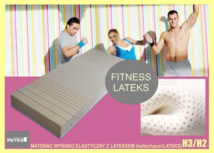 Hevea Materac piankowy Fitness Bio 160x200 - Materace - miniaturka - grafika 2