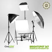 Inne akcesoria studyjne - CineGEN Zestaw do fotografii bezcieniowej BrightSpot 367 BrightSpot-367 - miniaturka - grafika 1
