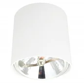 Oprawy, klosze i abażury - Light Prestige Downlight LAMPA sufitowa CALDA 1 LP-9R20/1SM WH metalowa OPRAWA natynkowa SPOT tuba biała - miniaturka - grafika 1