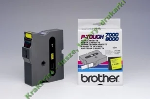 Brother oryginalna taśma do drukarek etykiet czarna/żółta 8m 24mm TX651 - Papier do drukarek - miniaturka - grafika 2