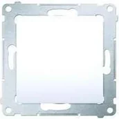 Wyłączniki światła i elektryczne - Kontakt Simon Simon - 54 - Łącznik jednobiegunowy 16 AX biały DW1A.01/11 - miniaturka - grafika 1