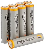 Baterie i akcesoria - AmazonBasics Performance baterie alkaliczne AAA 8 szt.  biały ALK AAA8FFP AMZ - miniaturka - grafika 1