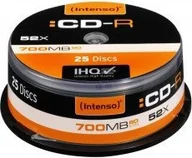 Nośniki danych - Intenso DYSK CDR 700MB 52x 25P CDRINT 1001124 Szpula25 (CDRINT 1001124 CAKE25) - miniaturka - grafika 1