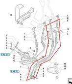 Części i akcesoria do maszyn rolniczych - CNH LINKA REDUKTORA ZAKRESU A,B,C 82006920 - miniaturka - grafika 1