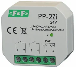 F&F Przekaźnik elektromagnetyczny PP-2Zi 24V PP-2Zi-24V - Inne akcesoria elektryczne - miniaturka - grafika 2