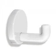 Wieszaki łazienkowe - Hewi pojedynczy haczyk biały 801.90.010 - miniaturka - grafika 1