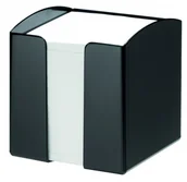 Etykiety samoprzylepne i bloki etykiet - Durable POJEMNIK Z KARTECZKAMI TREND CZARNY - miniaturka - grafika 1