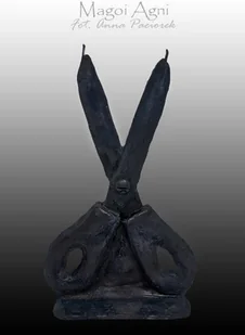 Magoi Agni Świeca nożyczki czarna - do przecinania negatywnych więzów drim18 - Świece Magoi Agni Świeca nożyczki czarna - do przecinania negatywnych więzów drim18 - Świece - miniaturka - grafika 1