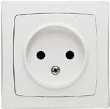 Gniazdka elektryczne - Legrand 086022 OTEO GNIAZDO 2P Z PRZESŁ.STYKÓW - miniaturka - grafika 1