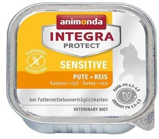 Animonda Integra Protect Sensitive dla kota smak indyk z ryżem tacka 100g - Mokra karma dla kotów - miniaturka - grafika 2
