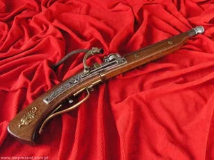 WŁOCHY JEDYNY TAKI PISTOLET Z ZAMKIEM LONTOWYM 1450r. FRANCJA - Repliki - broń WŁOCHY JEDYNY TAKI PISTOLET Z ZAMKIEM LONTOWYM 1450r. FRANCJA - Repliki - broń - miniaturka - grafika 1
