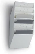 Pojemniki biurowe - Durable FLEXIBOXX A4 6 poziomych pojemników na dokumenty, kolor biały - miniaturka - grafika 1