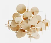 Lampy sufitowe - Normann Copenhagen Lampa wisząca Bau Duża naturalna 503013 - miniaturka - grafika 1