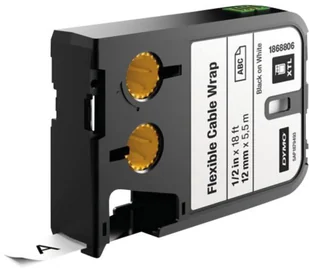 Dymo Taśma do nadruku elastyczna opaska na kable XTL 1868806 12 mm Kolor ta - Taśmy do drukarek barwiące Dymo Taśma do nadruku elastyczna opaska na kable XTL 1868806 12 mm Kolor ta - Taśmy do drukarek barwiące - miniaturka - grafika 1