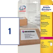 Etykiety samoprzylepne i bloki etykiet - Avery Zweckform Etykiety wysyłkowe Zweckform 199,6 x 289,1 25 ark./op. L7997-25 - miniaturka - grafika 1