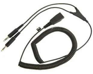 Jabra GN Anschlusskabel fuer PC QD2x3,5mm - 8734-599 - Kable - miniaturka - grafika 3