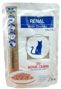 Royal Canin Veterinary Diet Feline Renal Kurczak Saszetka 85g - Mokra karma dla kotów - miniaturka - grafika 5