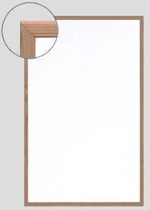 Tablica suchościeralna-magnetyczna 80x60 cm.rama drewniana TM86D MB - Tablice dla dzieci - miniaturka - grafika 2