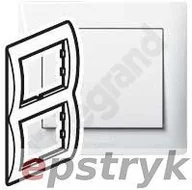 Klawisze i ramki - Legrand SISTENA LIFE Ramka ARCTIC podwójna pionowa 771006 - miniaturka - grafika 1