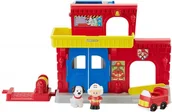 Figurki dla dzieci - Fisher Price LITTLE PEOPLE REMIZA STRAŻACKA BGC67 - miniaturka - grafika 1