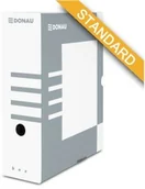 Pudła i kartony archiwizacyjne - Donau BIELLA Pudło archiwizacyjne 100 mm szaro białe DN309-5 - miniaturka - grafika 1