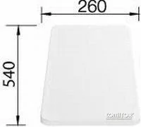 Blanco Deska biała z tworzywa do DALAGO, CLASSIC 5S, 6S, 8S Silgranit 210521 - Deski do krojenia - miniaturka - grafika 2