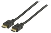 Kable - Valueline Kabel Nedis HDMI cable Ethernet 5m black high speed 3D 4K plug - VGVP3 (VGVP34000B50) - miniaturka - grafika 1