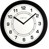 Zegary - Nextime Zegar ścienny Super Slim biały 3045zw - miniaturka - grafika 1