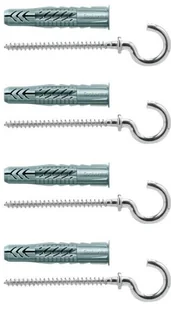 Fischer Kołki rozporowe UX uniwersalne z hakami sufitowymi 6 x 35 mm 4 szt. - Kołki - miniaturka - grafika 2