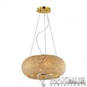 Oprawy, klosze i abażury - Ideal Lux PASHA SP6 ORO oprawa wisząca 6 x 40W E14 82172 082172 - miniaturka - grafika 1