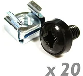 Akcesoria do serwerów - Cablematic cablem atic śrub M6 śruba 20 jednostek Rack PN23021518200125084 - miniaturka - grafika 1