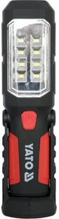 Yato Latarka diodowa warsztatowa 8+1 LED 2w1 magnetyczna 3xAA - YT-08513 - Oświetlenie warsztatowe - miniaturka - grafika 3