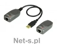 Aten Adapter USB przedłużacz do 60m na kablu RJ45 - UCE260 - Adaptery i przejściówki - miniaturka - grafika 2