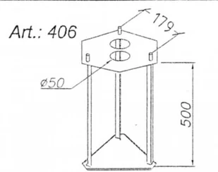 Norlys Kotwa do gruntu 406 - - Kotwy - miniaturka - grafika 2