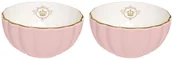 Miski i półmiski - Nuova Cer Zestaw miseczek 2szt 0,25L R2S Royale różowy 1286 PIN - miniaturka - grafika 1