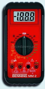 Benning MULTIMETR MM 2 UNIWERSALNY MIERNIK CYFROWY 044028 - Multimetry - miniaturka - grafika 3