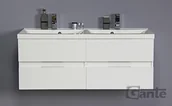 Szafki łazienkowe - Gante Szafka z umywalką 120/48 seria Elegante B - miniaturka - grafika 1