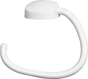 Wieszaki łazienkowe - Bisk Wieszak owalny - Laguna Biały - 50902 - miniaturka - grafika 1