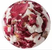 Pozostałe kosmetyki - Bomb Cosmetics Bomb Cosmetics - Rose Bath Creamer - Maślana, kremowa kuleczka do kąpieli - RÓŻA BCROBC - miniaturka - grafika 1