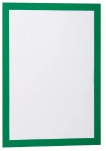 Durable Ramka magnetyczna samoprzylepna DURAFRAME A4 z uchylną przednią stroną op. 2szt zielona - Systemy ekspozycyjne i znaki informacyjne Durable Ramka magnetyczna samoprzylepna DURAFRAME A4 z uchylną przednią stroną op. 2szt zielona - Systemy ekspozycyjne i znaki informacyjne - miniaturka - grafika 1