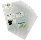 Wizytowniki - Durable Wkład do Wizytownika na 200 wizytówek VISIFIX A4 10 sztuk DU099 - miniaturka - grafika 1