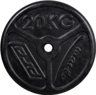 Obciążenia - Marbo Sport Obciążenie żeliwne 20kg SLIM MW-O20-slim - miniaturka - grafika 1