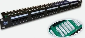 . Patchpanel telefoniczny 25xRJ45 kat 3 1U PK012 - Pozostałe akcesoria sieciowe - miniaturka - grafika 2