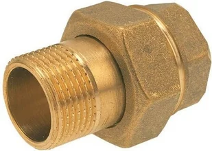 Ferro Śrubunek mosiężny prosty z oringiem 1/2" SGU2 - Akcesoria hydrauliczne - miniaturka - grafika 2