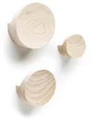 Wieszaki i stojaki - Born in Sweden Wieszak Play jesion 3 szt. mix 7340138 - miniaturka - grafika 1