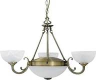 Lampy sufitowe - Rabalux Żyrandol klasyczna OPRAWA wisząca MARLENE 8543 IP20 Patyna biały - miniaturka - grafika 1